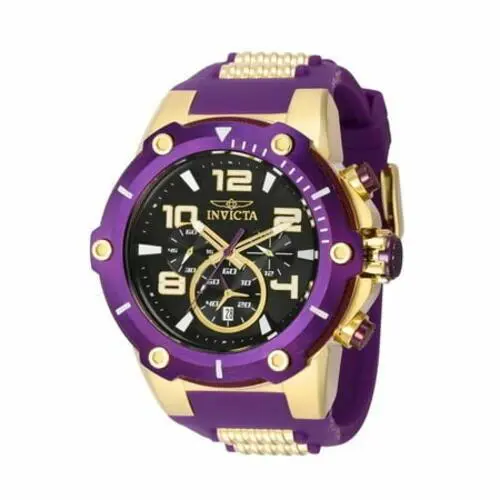 Invicta Pro Diver 40895 Mens 47mm Black Dial Stainless Steel Watch