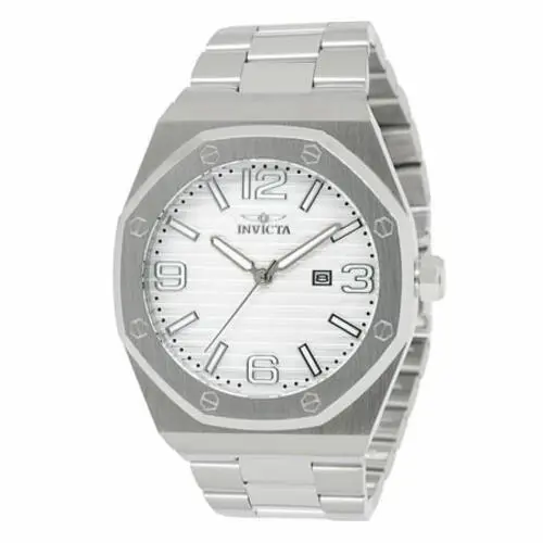 Invicta Huracan 45780 Men 48mm Stainless Steel Steel Silver Dial PC32 Quartz - Silver