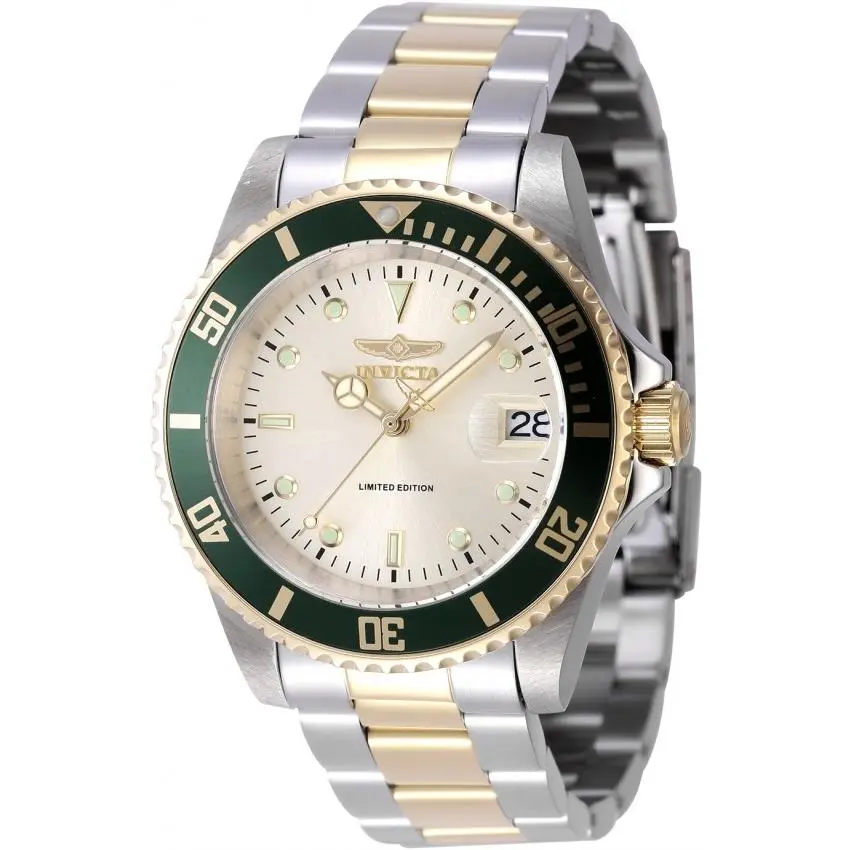 Pro Diver Date Automatic Champagne Dial Men`s Watch 47395 by Invicta