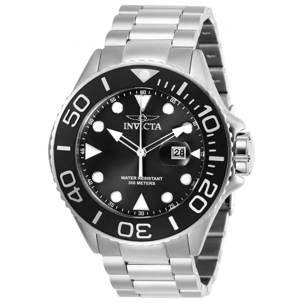 Invicta Men`s Pro Diver Quartz Diving Watch Stainless-steel Strap Silve 28765