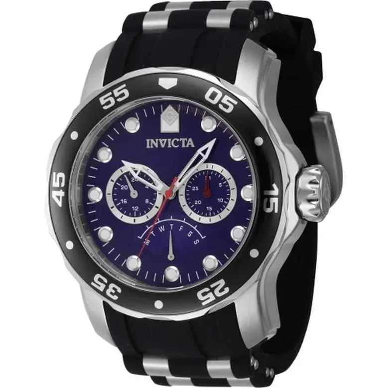 Invicta Pro Diver Men 48mm Stainless Steel Blue Dial JR20 Quartz 46967