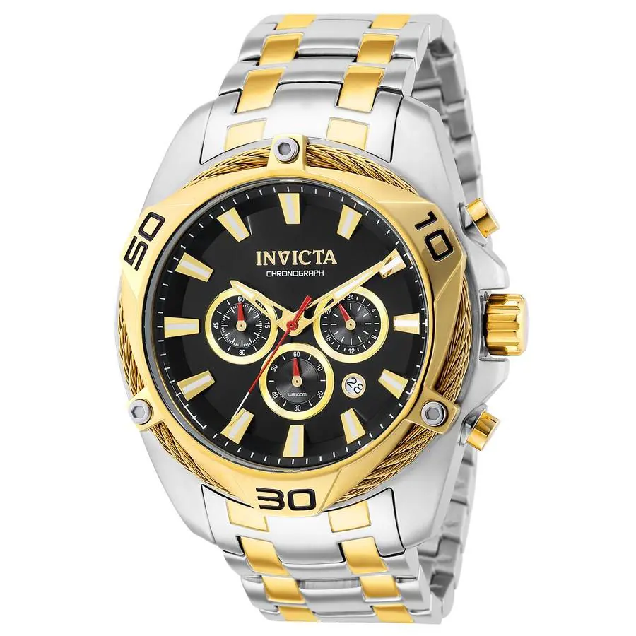 Invicta Bolt Chronograph Quartz Black Dial Men`s Watch 38571