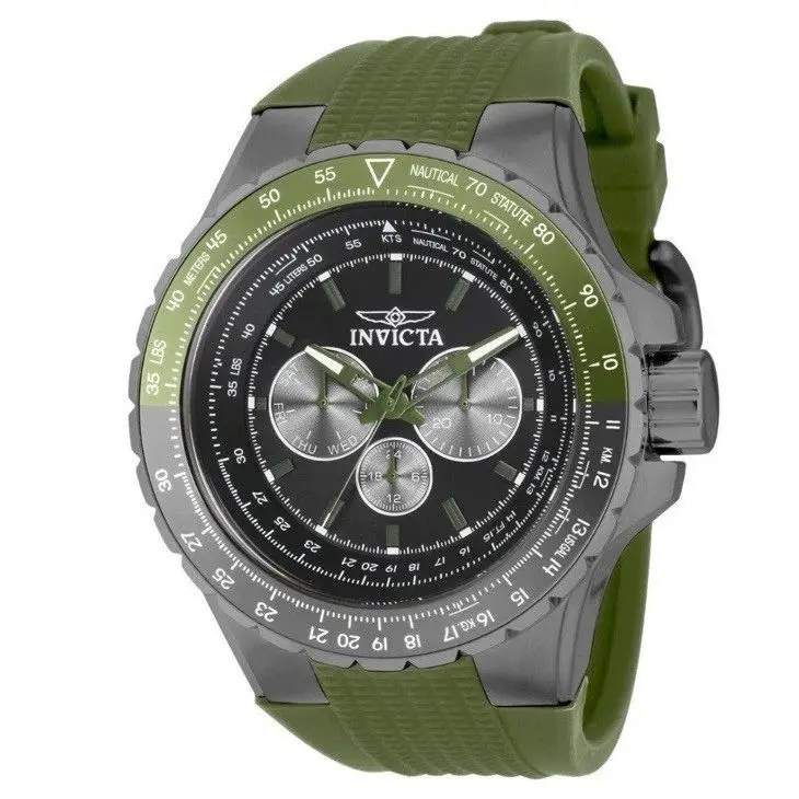 Invicta Aviator Skyshock Men`s Watch - 50mm 39310 Green