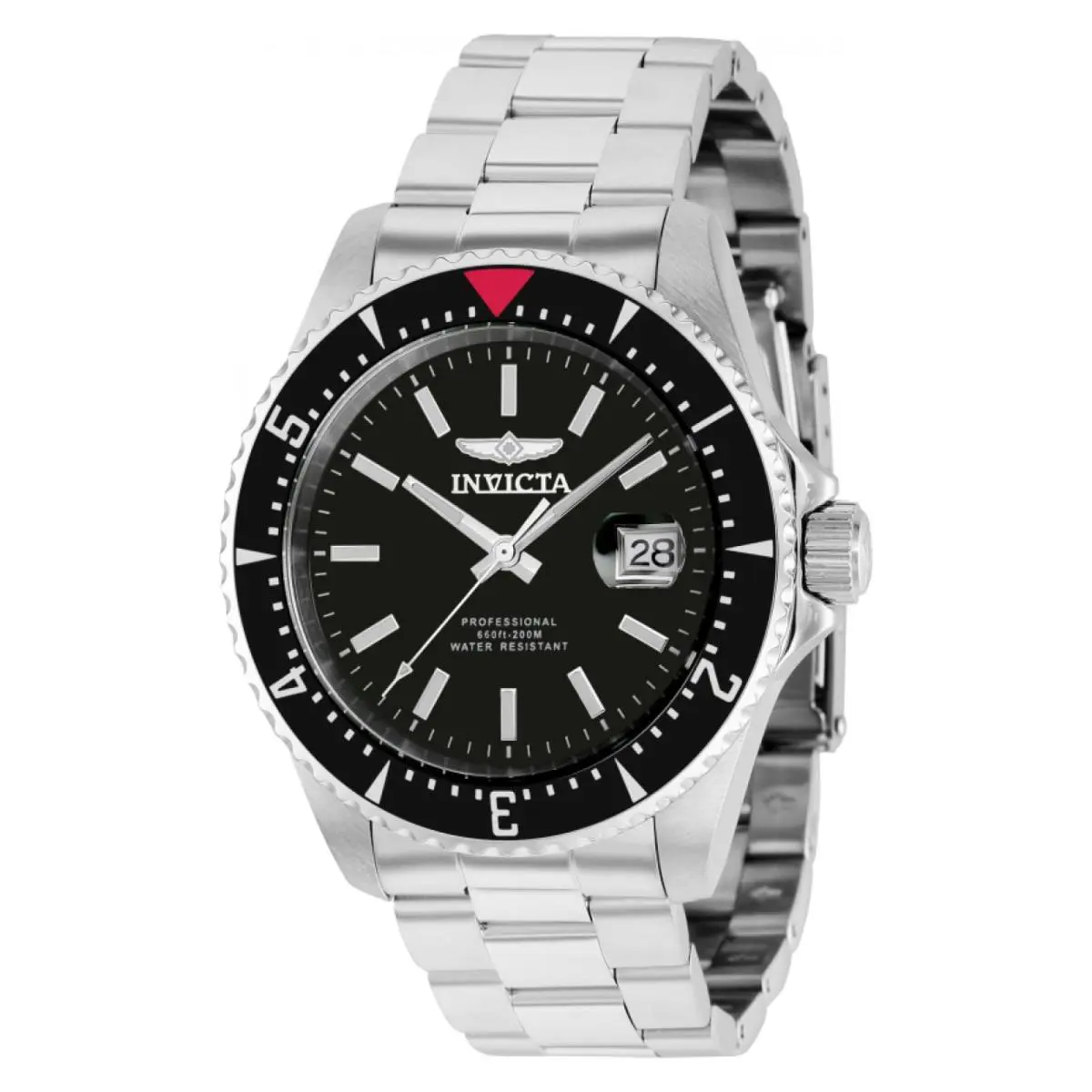 Invicta 36780 Men Pro Diver Gold Black Dial Quartz Stainless Steel