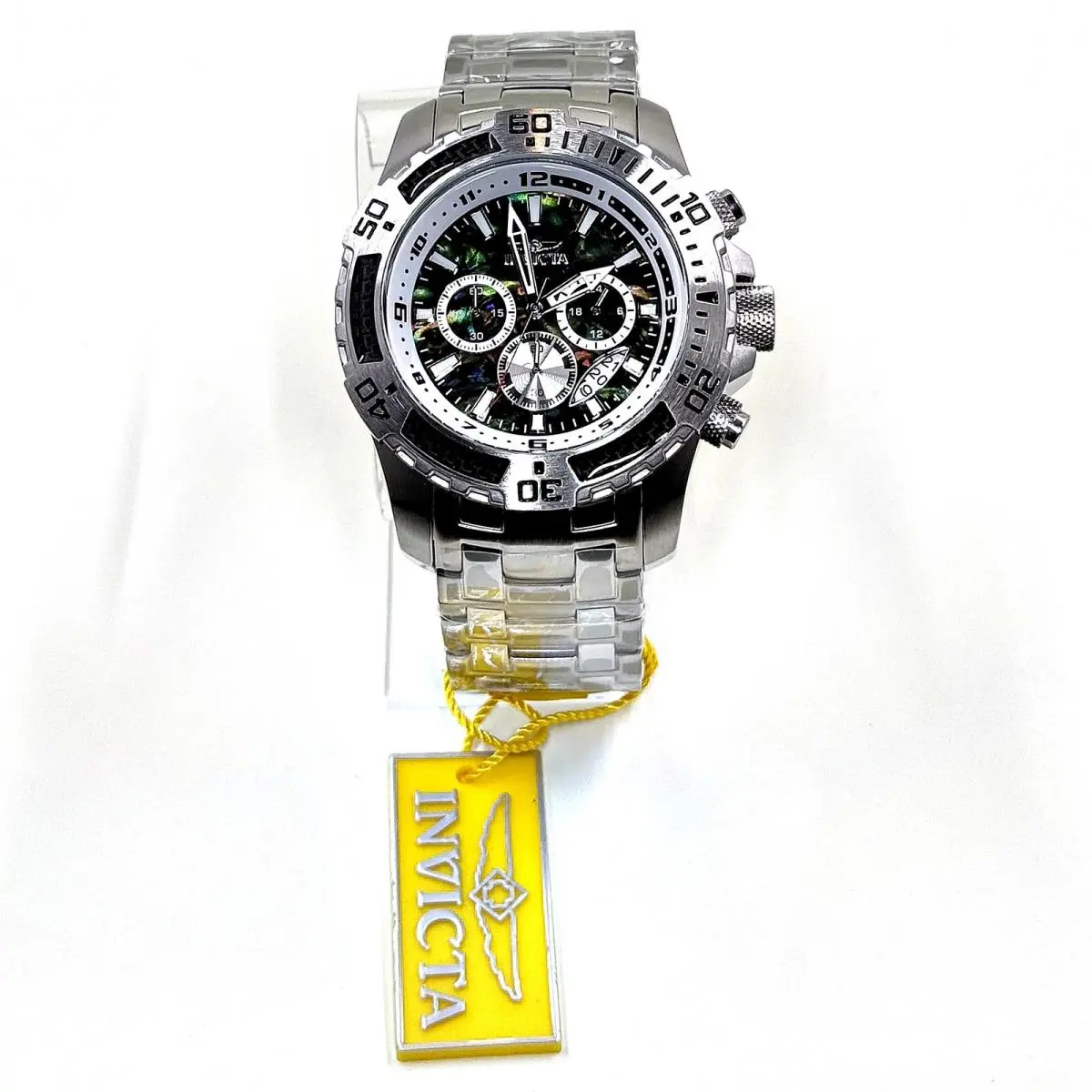 Invicta 49853 Pro Diver Scuba Men`s Watch 51mm - Dial: Black, Band: Steel, Bezel: Black, Steel