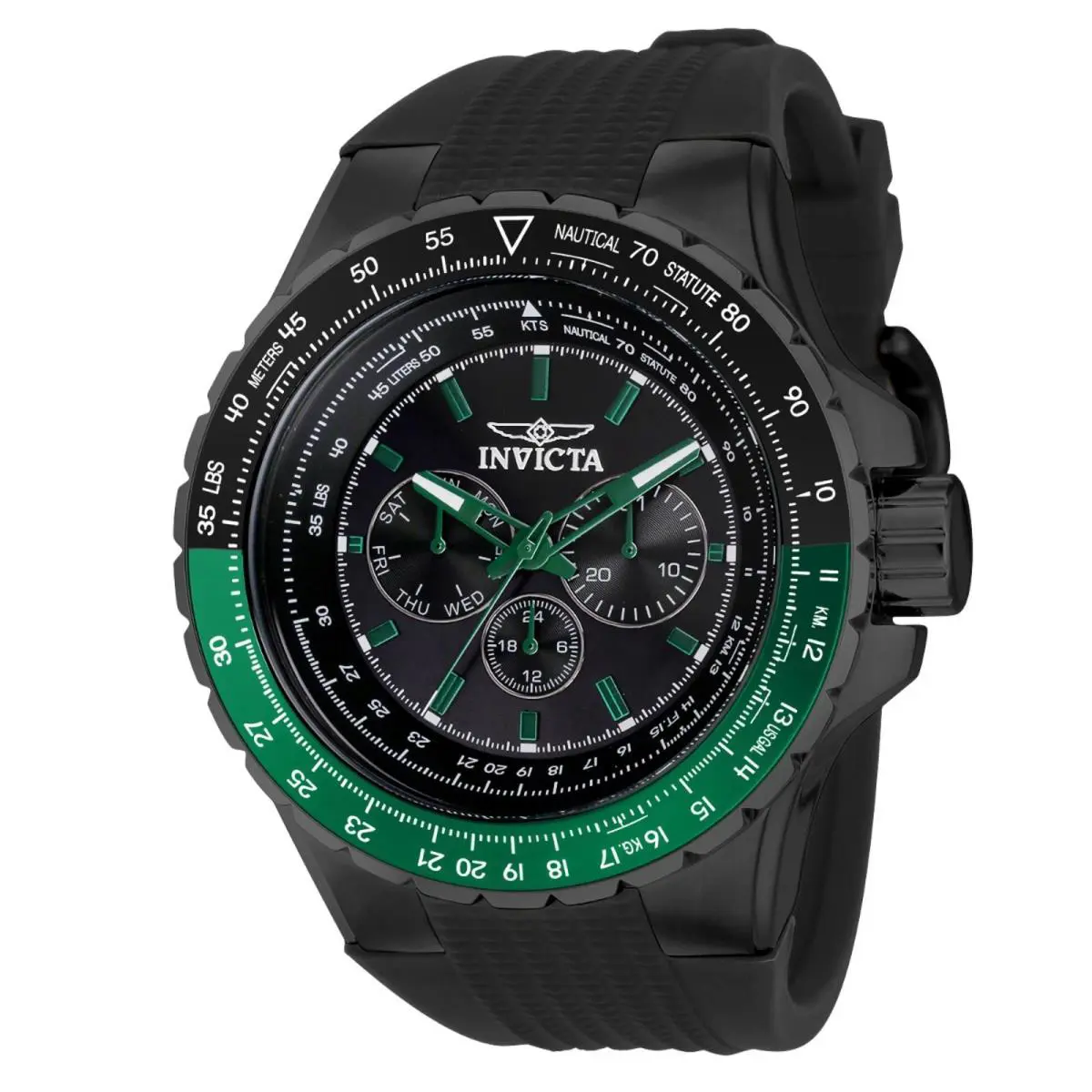 Invicta Aviator Skyshock Men`s Watch - 50mm Black