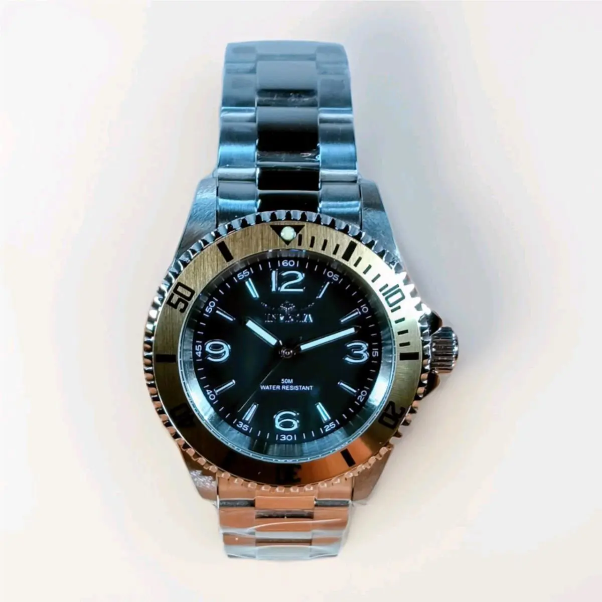 Invicta 43MM Pro Diver 22339 Black Dial Stainless Steel Bracelet