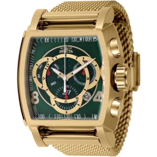 Invicta S1 Rally 46015 Mens 48mm Black Dial Quartz Stainless Steel Watch