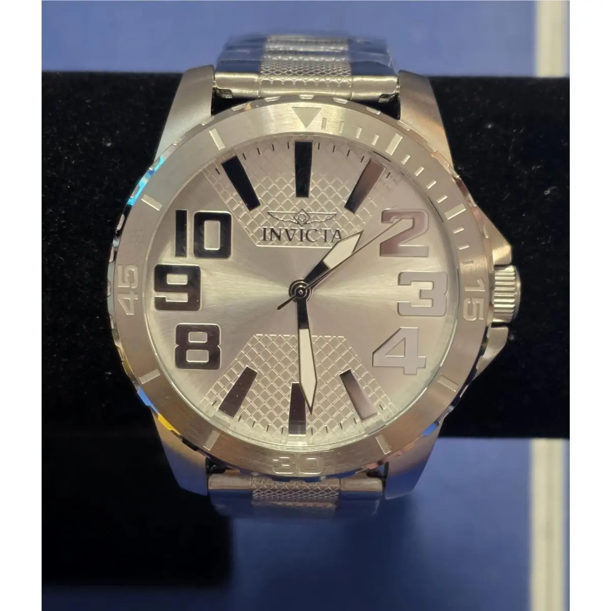 New-invicta Men`s Watch Speedway Quartz Silver Dial - 48mm