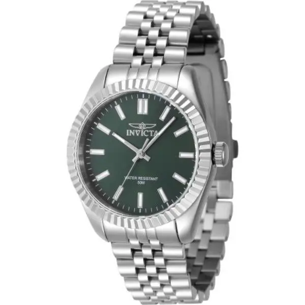 Invicta Specialty 47496 Ladies 36mm White Dial Quartz Stainless Steel Watch