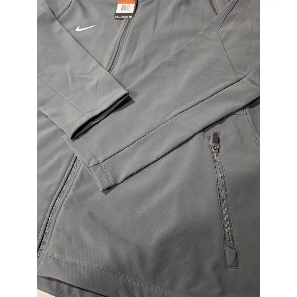 Nike clothing - Nike Therma-Sphere Hooded Jacket - Hooded Jacket - 658084060 - Gray (UPC: 0888408983169) 7