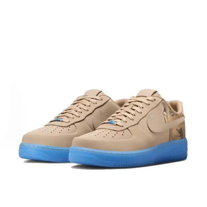 Nike shoes - Nike Air Force - Air Force - IH1018 200 - LINEN LINEN UNIVERSITY BLUE (UPC: 198487653663) 1
