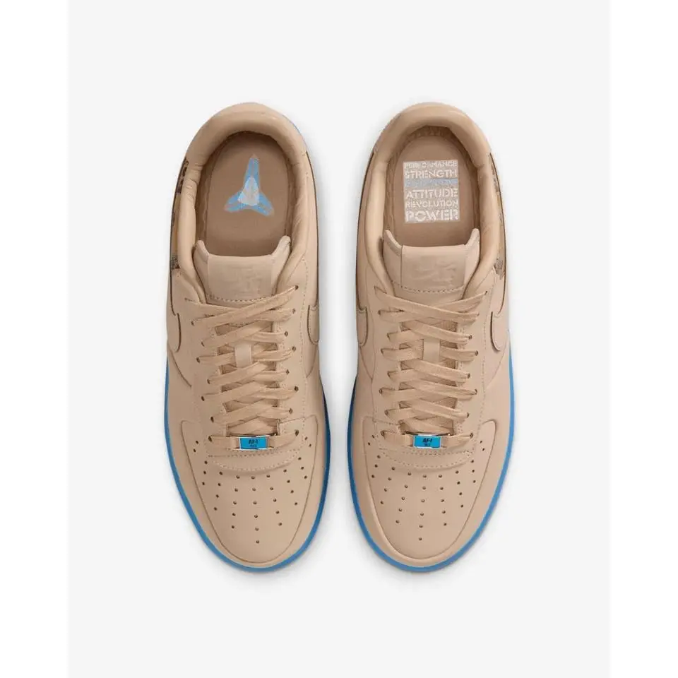 Nike shoes - Nike Air Force - Air Force - IH1018 200 - LINEN LINEN UNIVERSITY BLUE (UPC: 198487653663) 2