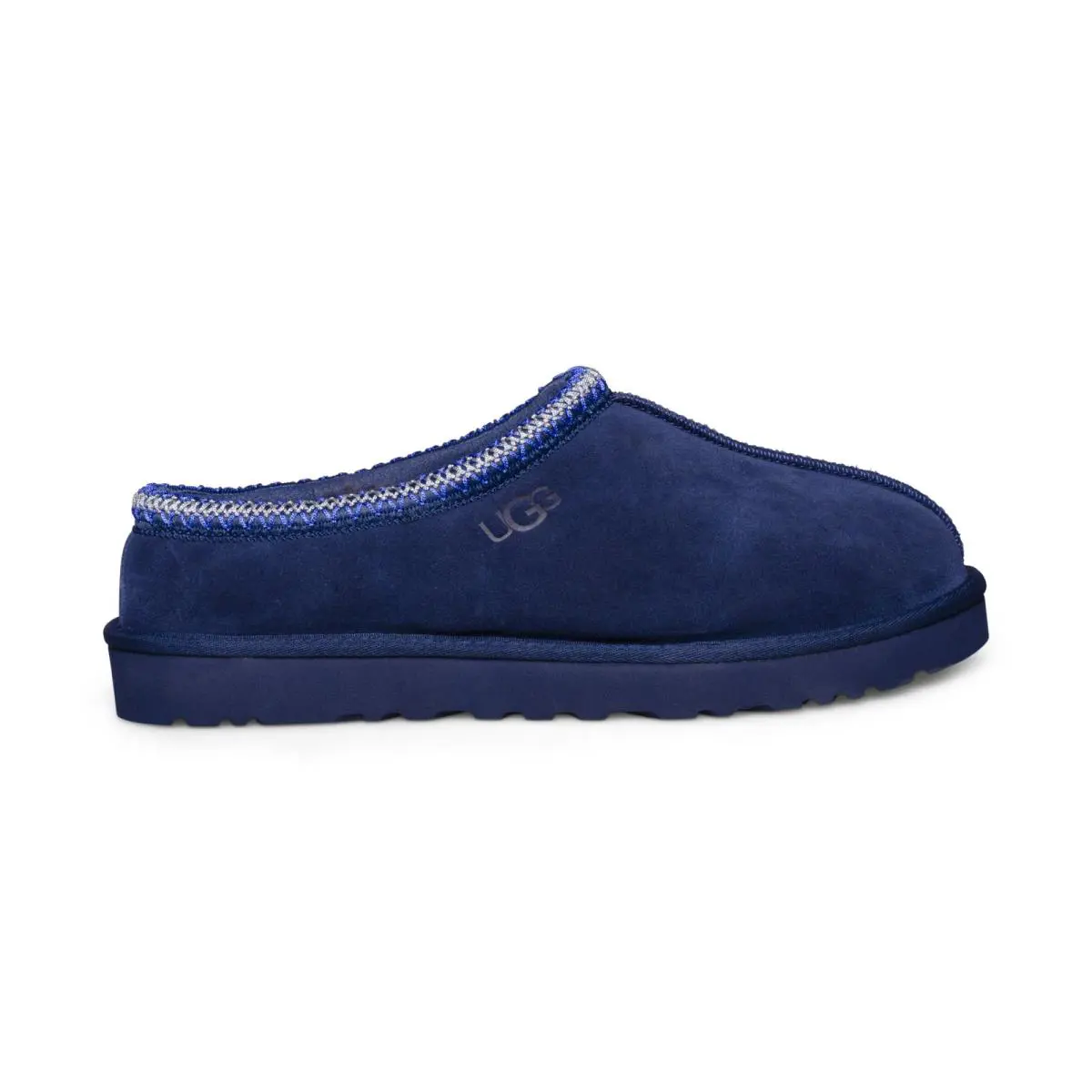 Ugg Tasman Deep Ocean Suede Sheepskin Classic Men`s Slippers Size US 10 - Deep Ocean