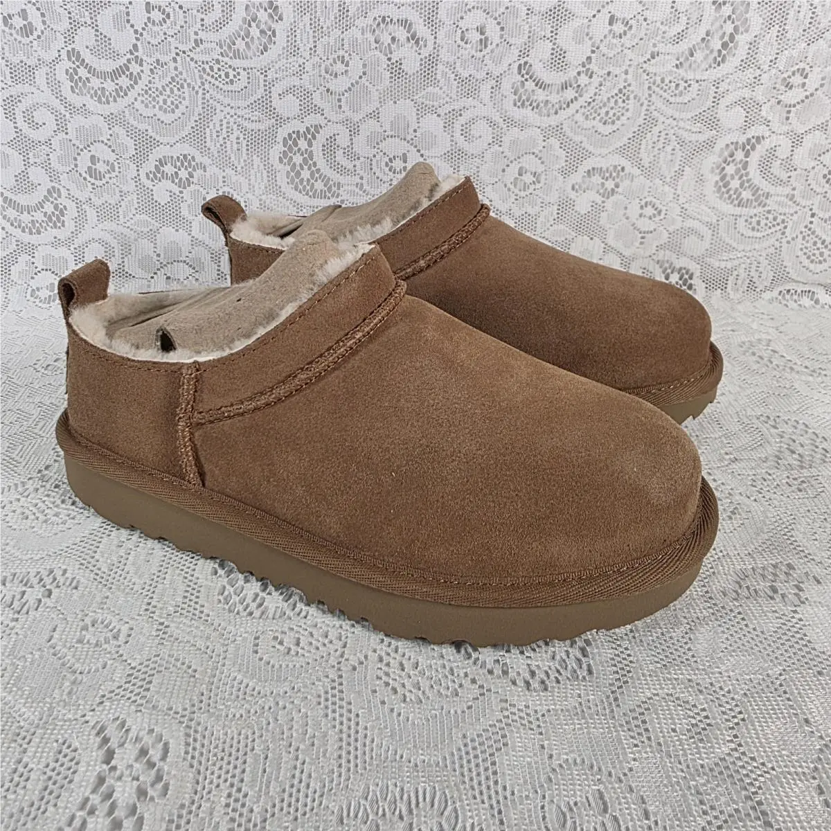 UGG shoes - UGG Kids` Classic Micro Boots - 1174410K - Chestnut (UPC: 0198605310591) 1
