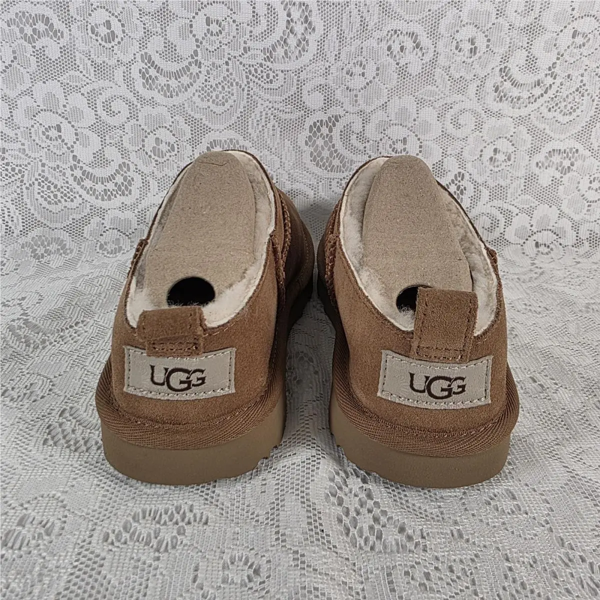 UGG shoes - UGG Kids` Classic Micro Boots - 1174410K - Chestnut (UPC: 0198605310591) 4