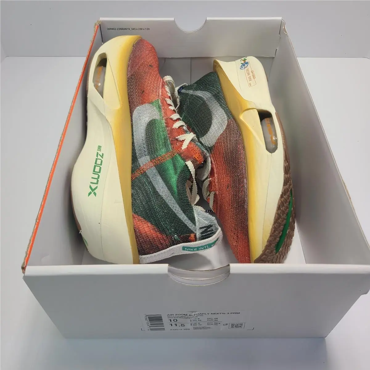 Nike shoes - Nike Air Zoom Alphafly - Air Zoom Alphafly - IH3575-999 - Starfish/Aloe Verde/Clear (UPC: 197863185262) 1