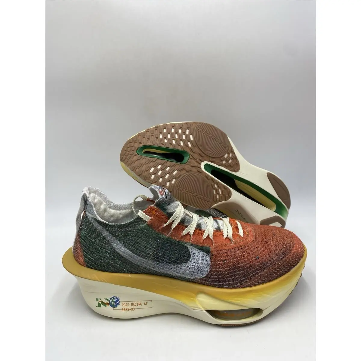 Nike Air Zoom Alphafly Next% 3 Prm Multi Color Starfish IH3575 999 Men`s Sz 9.5