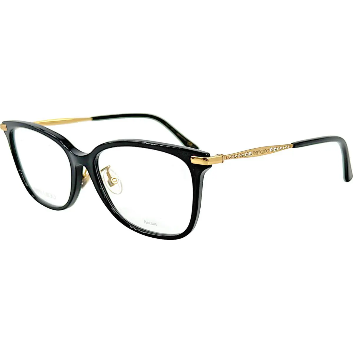 Jimmy Choo JC307 F Womens Plastic Eyeglass Frame 0000 Rose Gold 54-16
