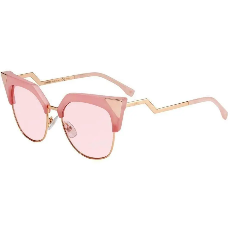 Fendi Irida FF 0149/S 35J Pink Plastic Cat-eye Sunglasses Pink Lens
