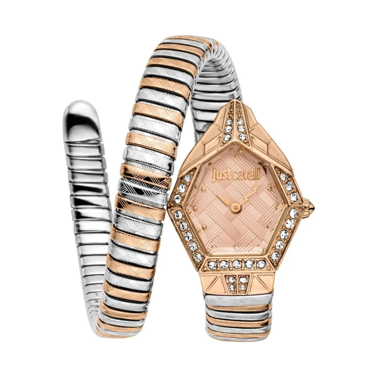 JC1L303M0065 Women`s Two Tone Rose Gold/silver Watch by Just Cavalli