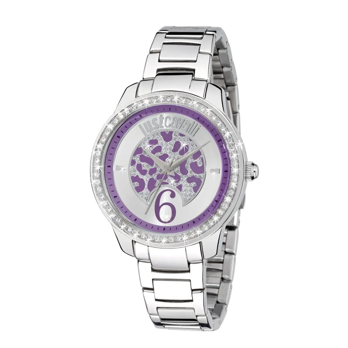 Women`s R7253196501 Shiny Crystals mm Quartz Watch by Just Cavalli