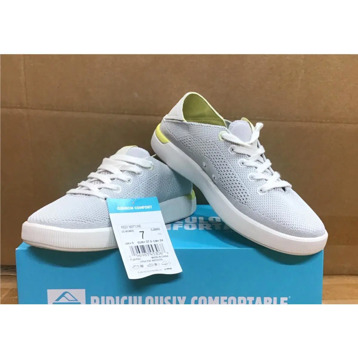 Neptune Grey Fog Casual Lifestyle Shoes Womens S3 by Reef