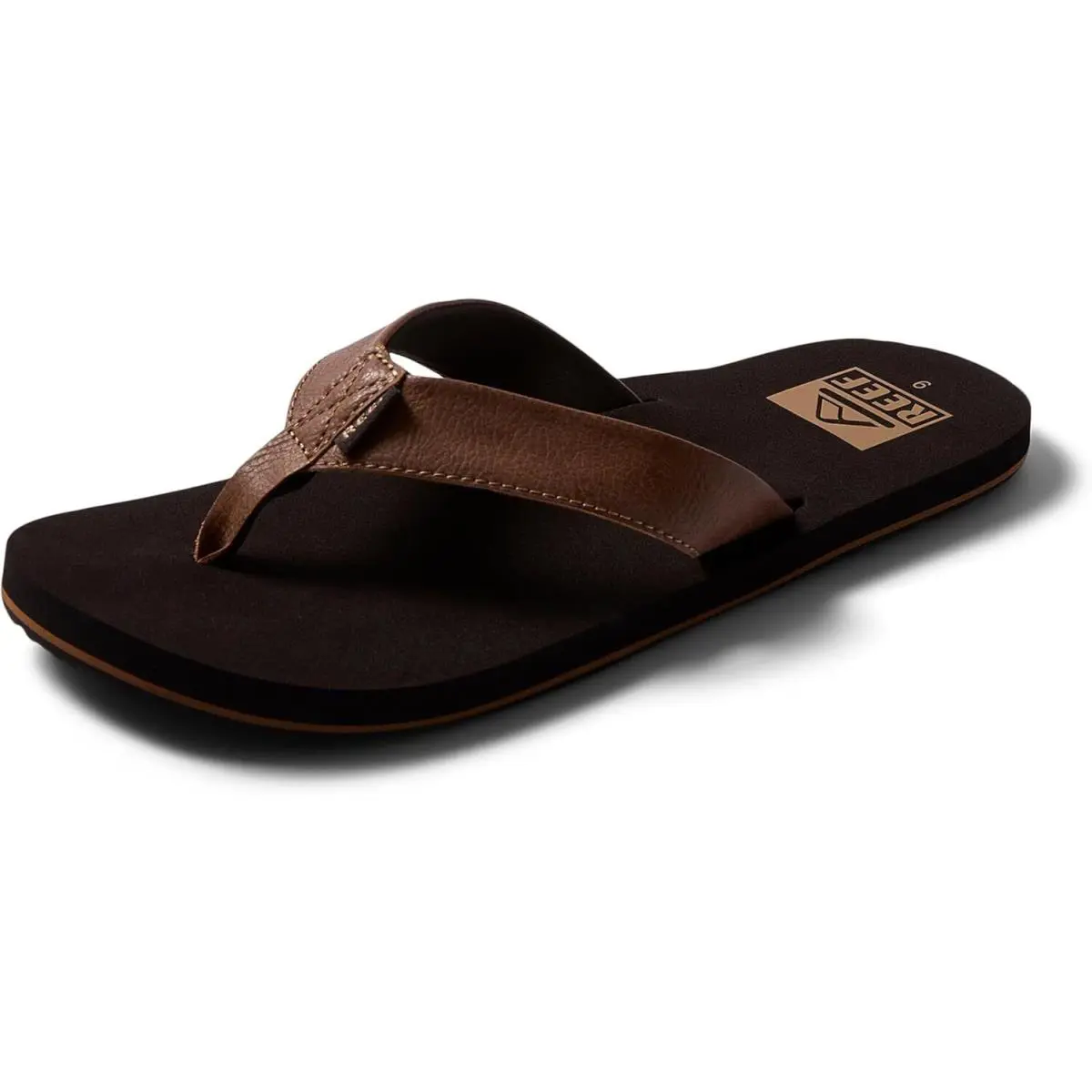 Twinpin Men`s Beach Flip Flop Soft Cushion Footbed Water 11 Brown by Reef