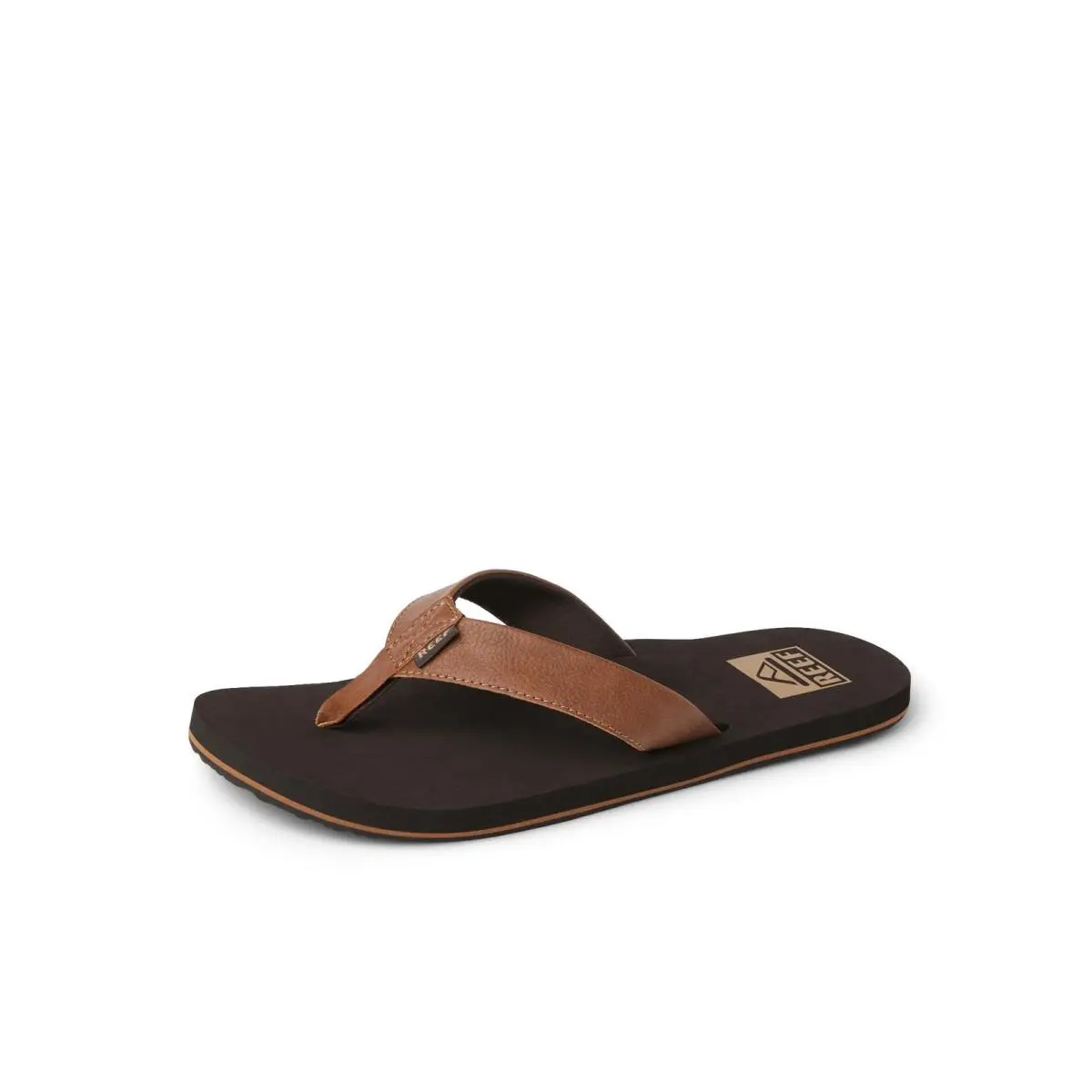 Reef Twinpin Mens Beach Flip Flop Soft Cushion Footbed Water 11 Brown