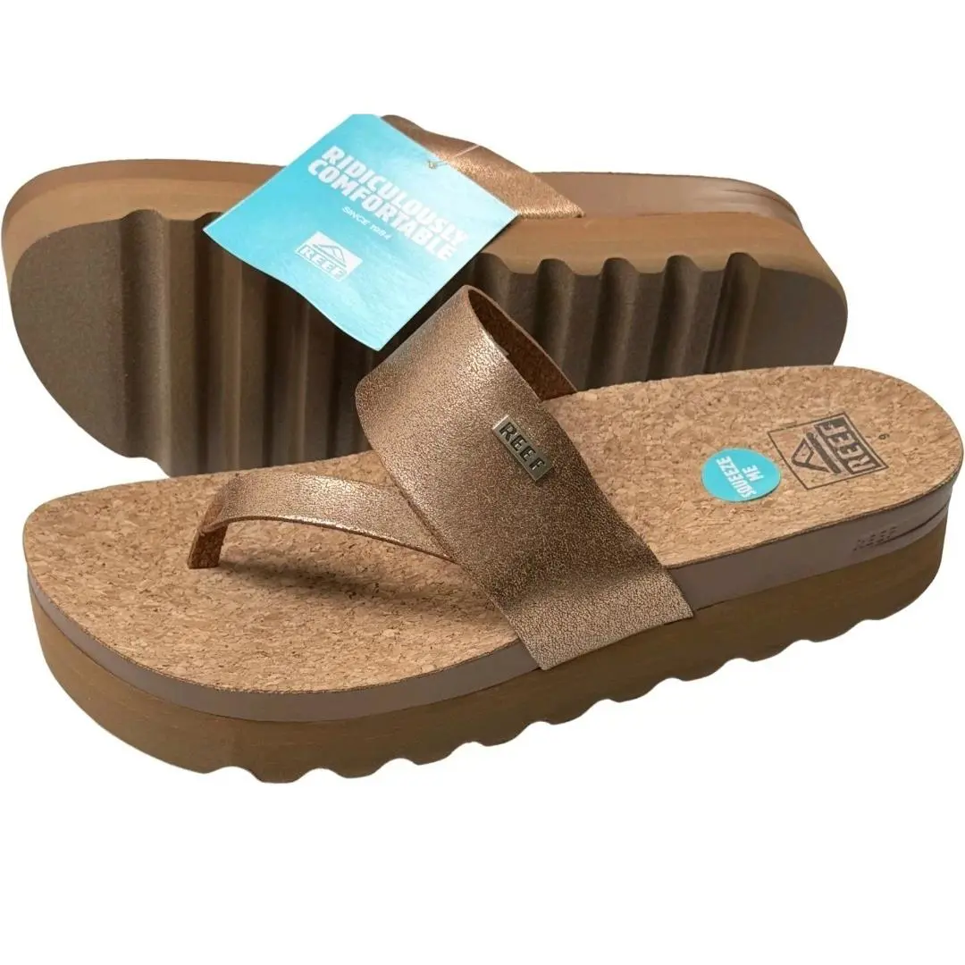 Cushion Sol Hi Sandals - Womens Size 7 Copper / Tan - 47929-ZZ3 by Reef