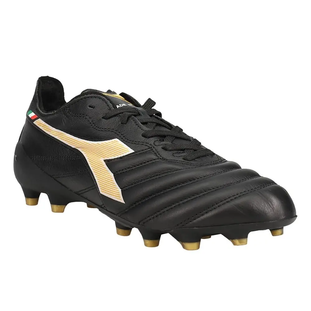 Diadora shoes - diadora Brasil Elite2 Tech Made In Italy Lpx Firm Ground Soccer C - 178799-C0893 - Black 5