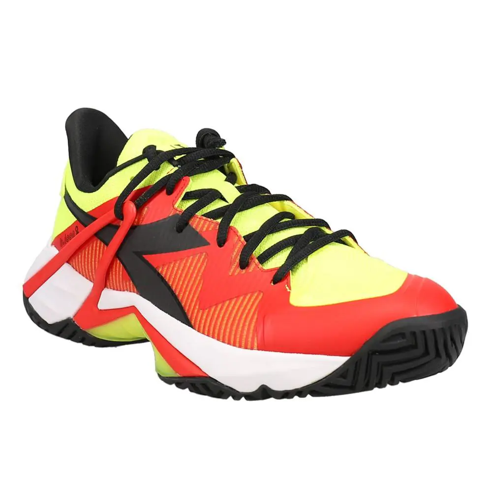 Diadora shoes - diadora B.Icon 2 Ag Tennis - 179099-D0273 - Red, Yellow 0