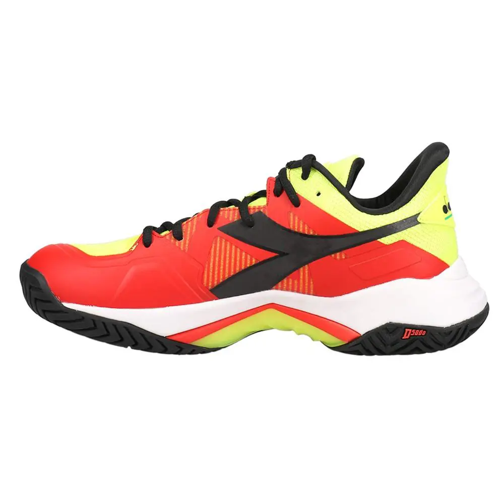 Diadora shoes - diadora B.Icon 2 Ag Tennis - 179099-D0273 - Red, Yellow 1