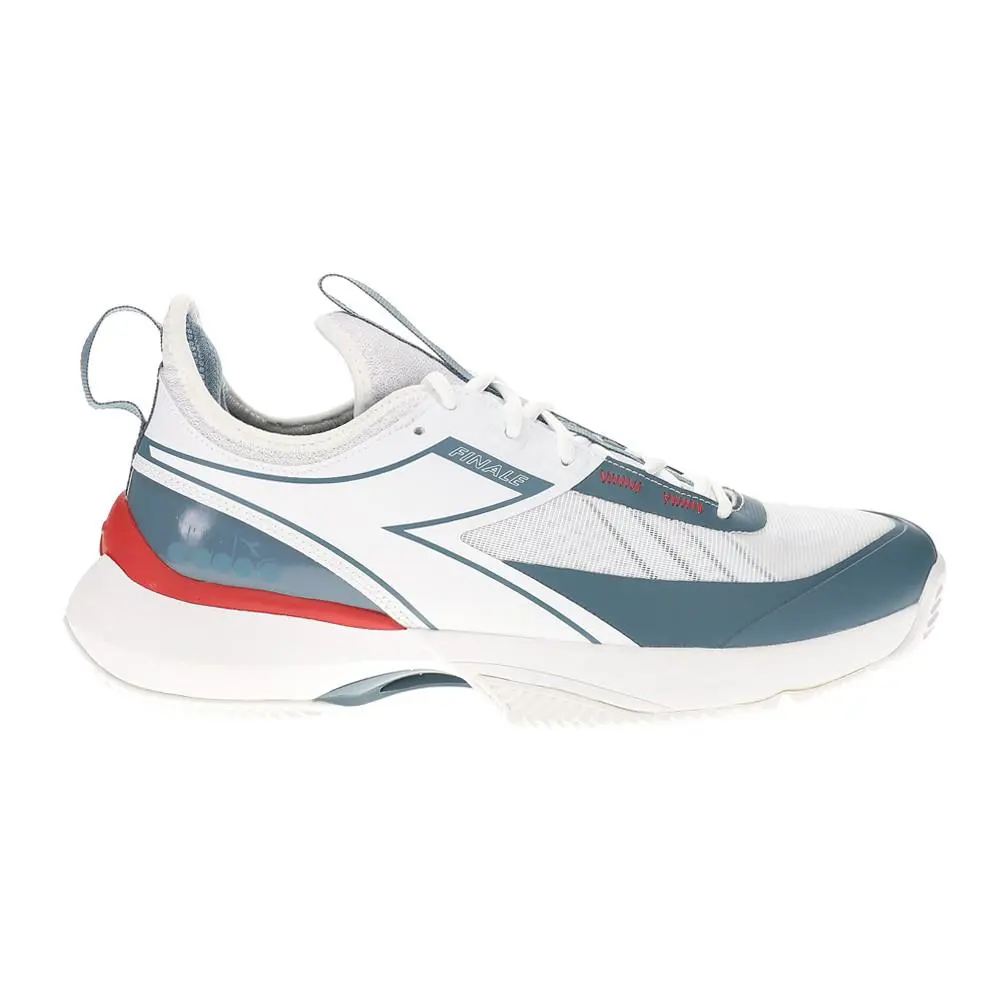 Diadora Finale Clay Tennis Mens Blue White Sneakers Athletic Shoes 179361-D084