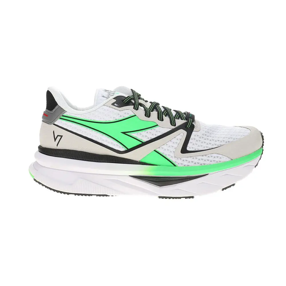 Diadora Atomo V7000 Running Mens Green White Sneakers Athletic Shoes 179073-C6