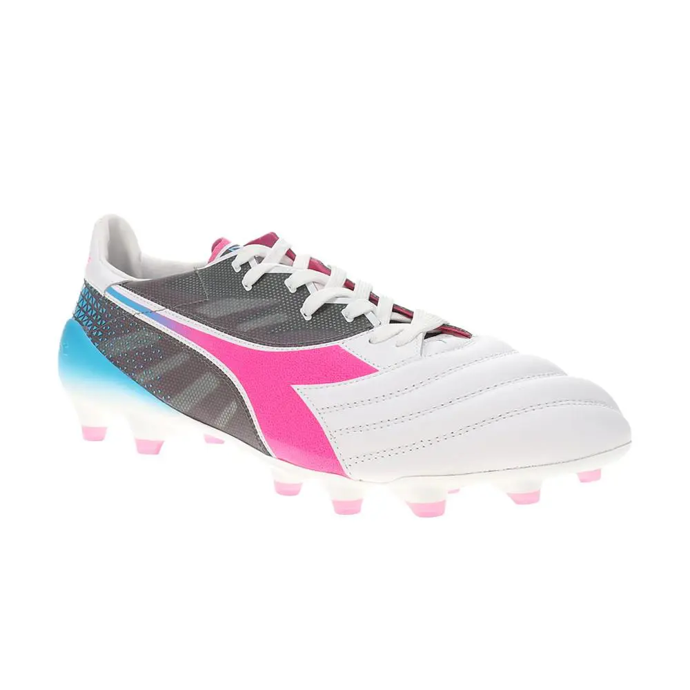 Diadora shoes - diadora Brasil Elite Veloce Gr Ita Lpx Soccer Cleats - 179596-D0662 - Blue, Pink, White 0