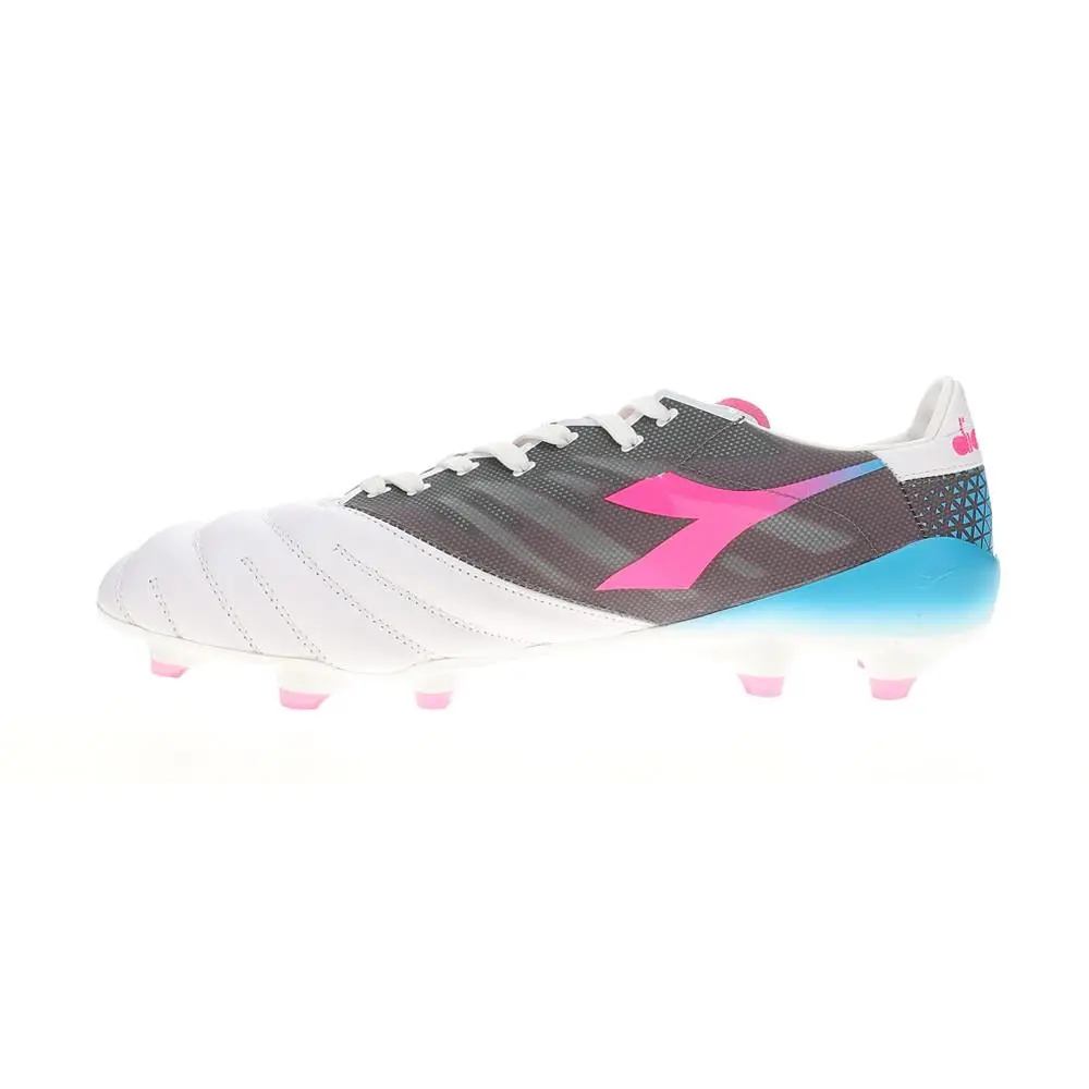Diadora shoes - diadora Brasil Elite Veloce Gr Ita Lpx Soccer Cleats - 179596-D0662 - Blue, Pink, White 6