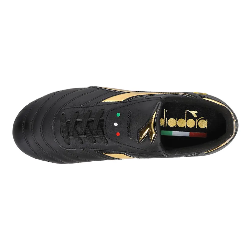 Diadora shoes - diadora Brasil Number 9 Italy Lightweight Plus Mdpu Firm Ground S - 178784-C0893 - Black 2