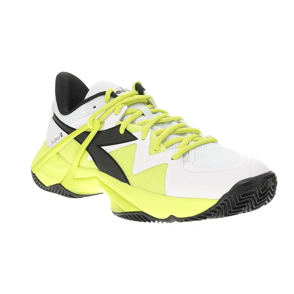 Diadora shoes - diadora B.Icon 2 Clay Tennis - 179106-D0619 - White, Yellow 0