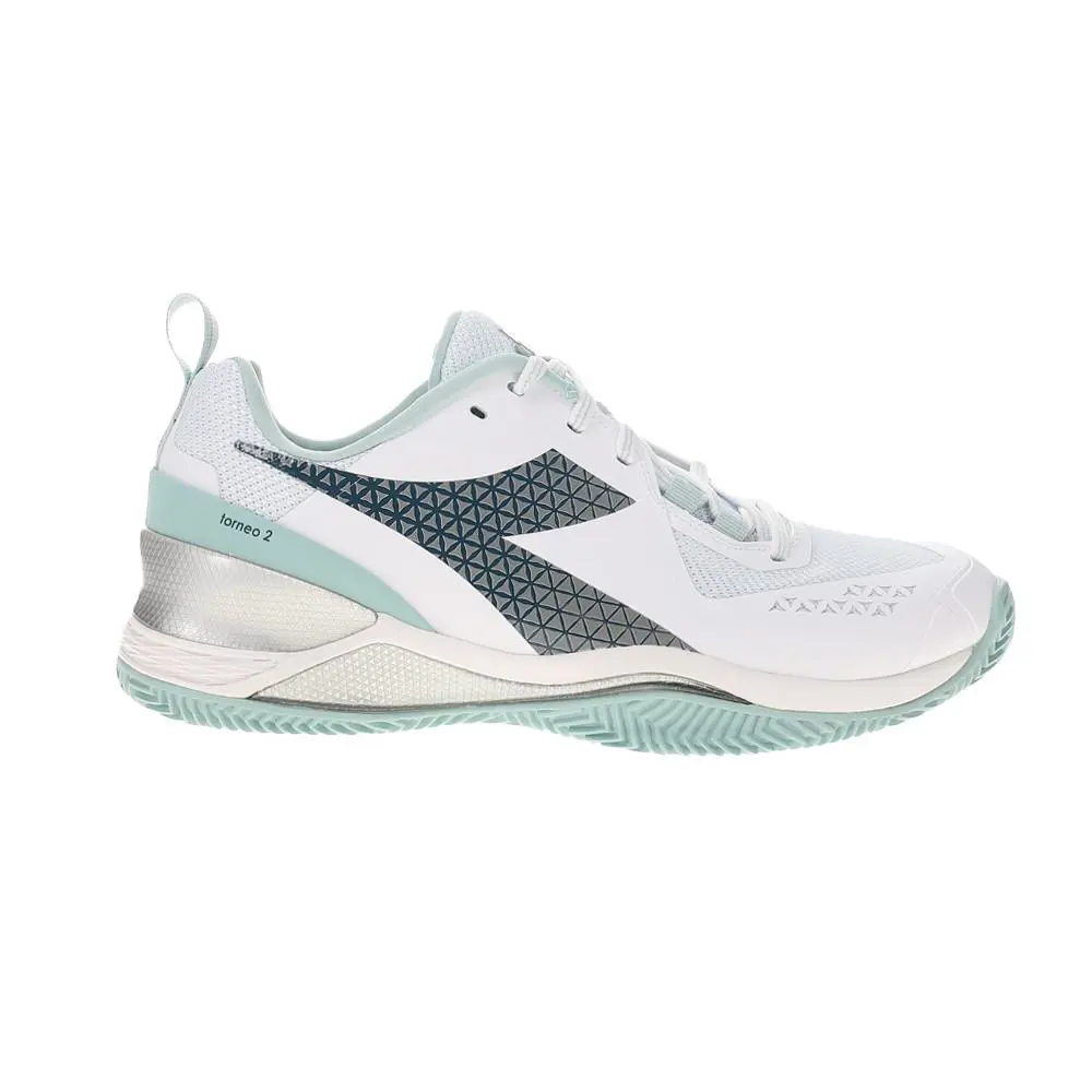Diadora shoes - diadora Blushield Torneo 2 Clay Tennis - 179505-D0846 - Blue, White 4