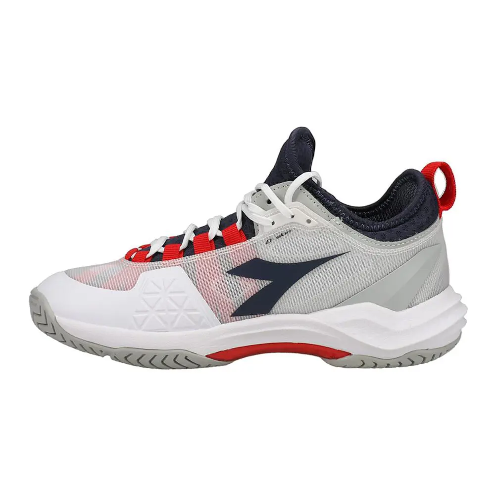 Diadora shoes - diadora Speed Blushield Fly 4 Plus All Ground Tennis - 179507-D0274 - Grey 1