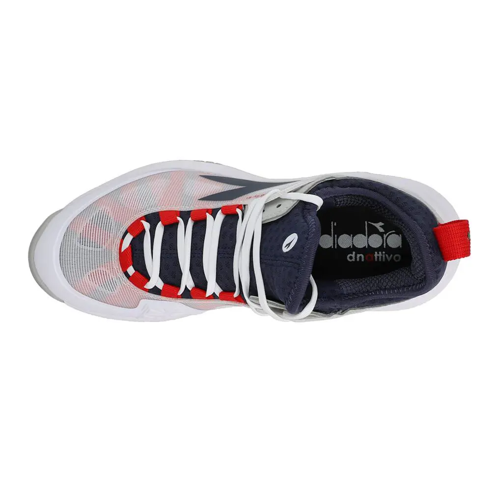Diadora shoes - diadora Speed Blushield Fly 4 Plus All Ground Tennis - 179507-D0274 - Grey 2