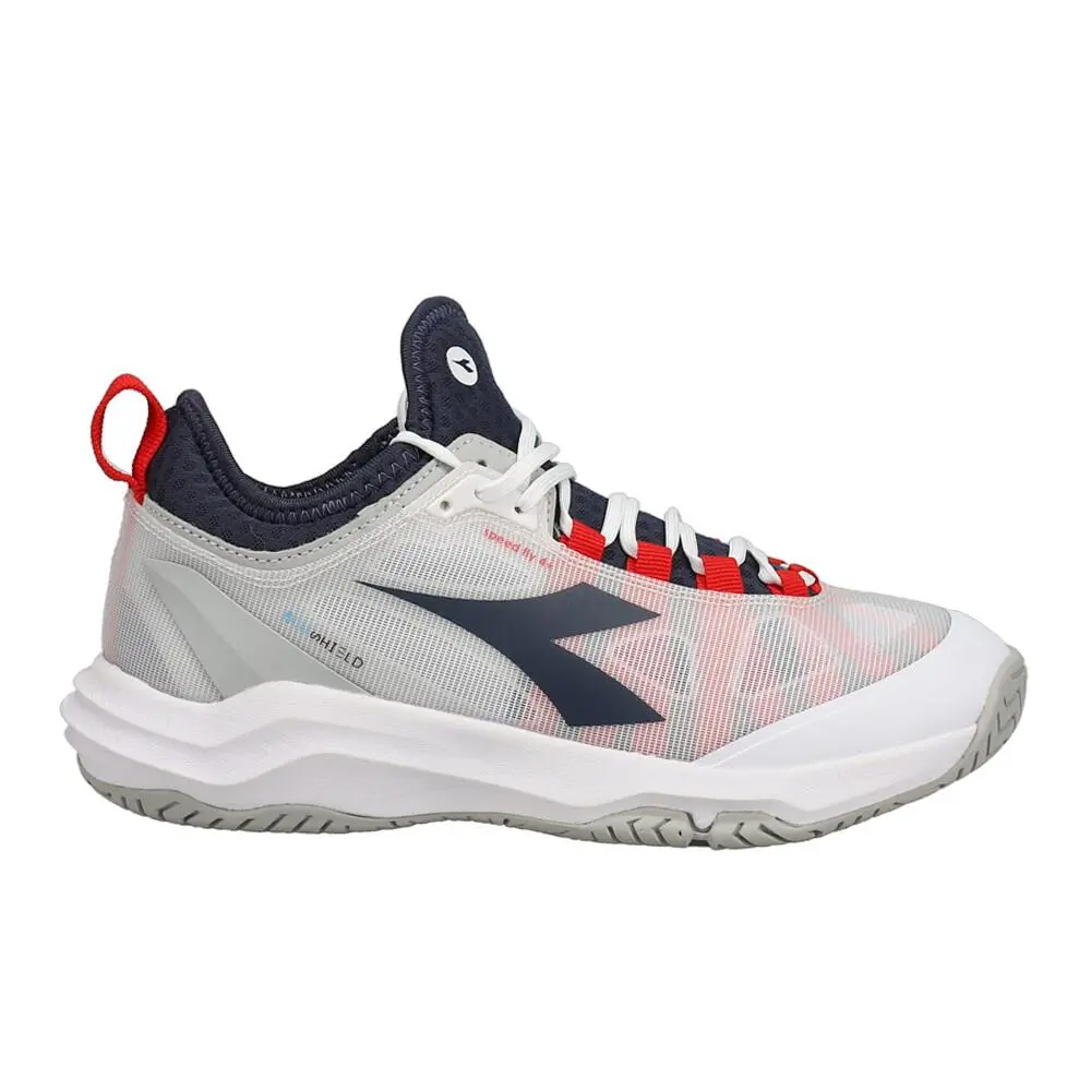 Diadora shoes - diadora Speed Blushield Fly 4 Plus All Ground Tennis - 179507-D0274 - Grey 4