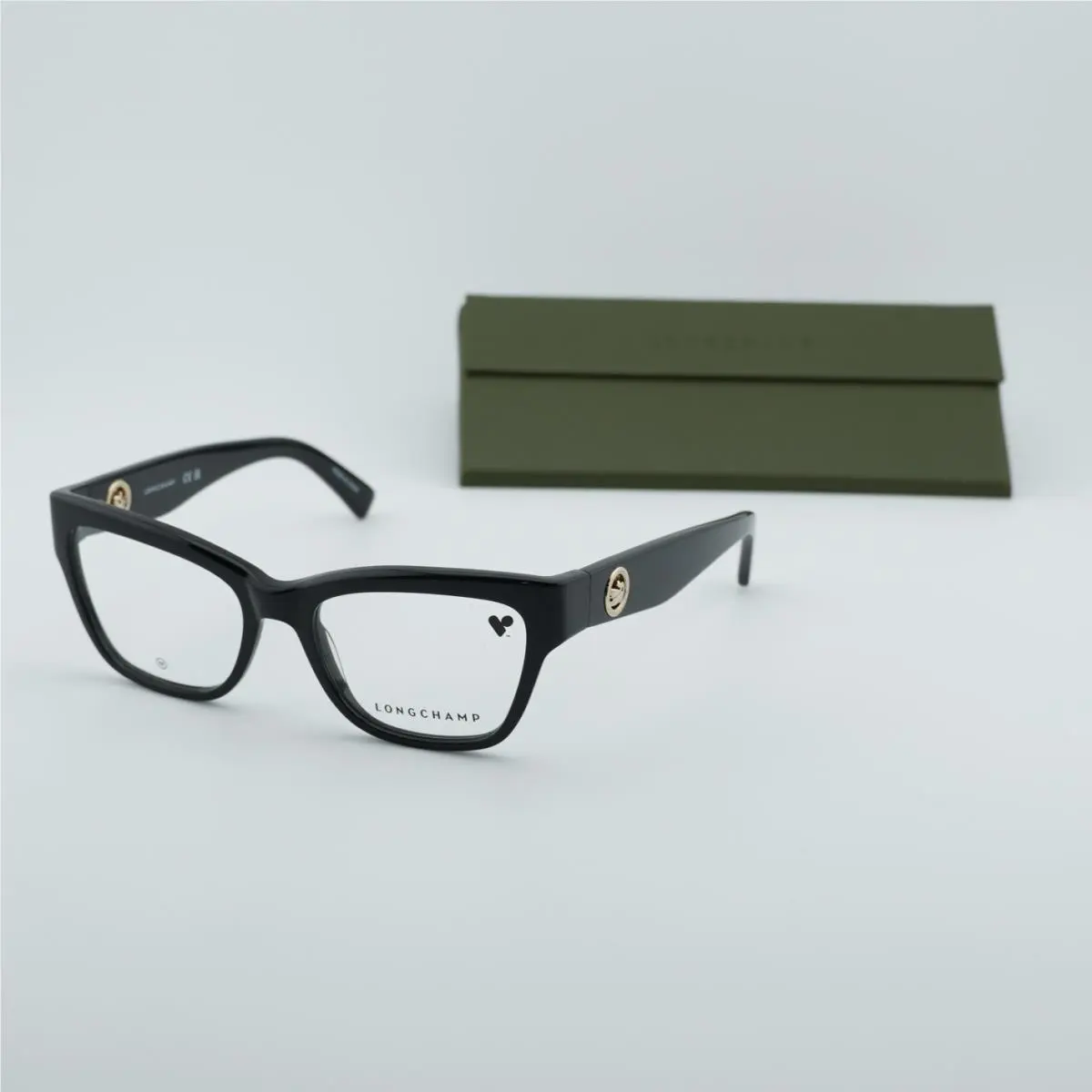 LO2743 001 Shiny Black 52mm Eyeglasses by Longchamp