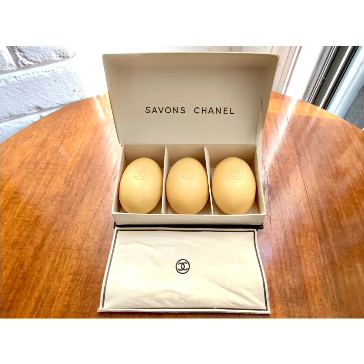 Chanel Savons / Soap 1960s Oval Rare Full Box Set of 3