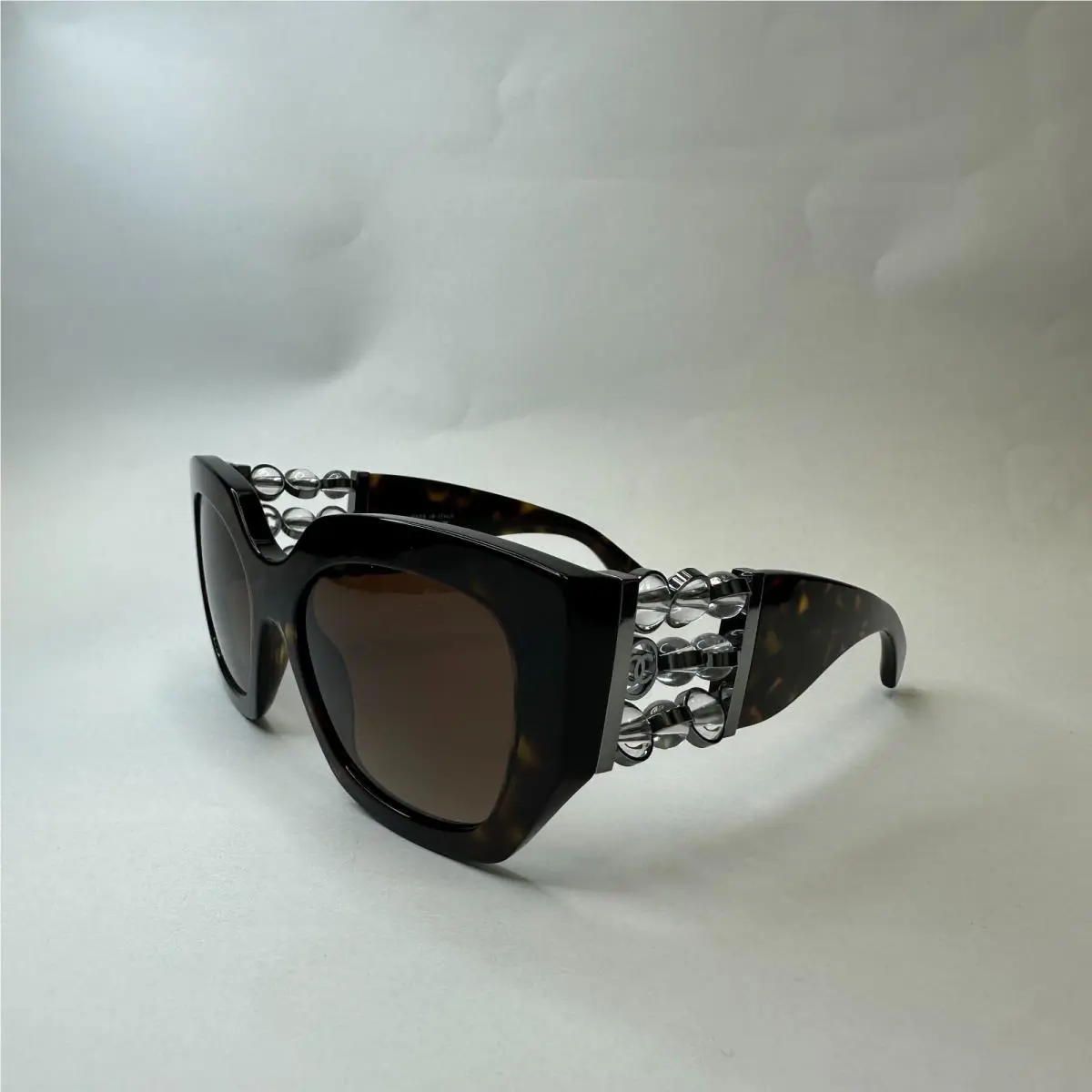 Chanel CH 5545 714/S5 54 Havana W/brown Gradient Lenses