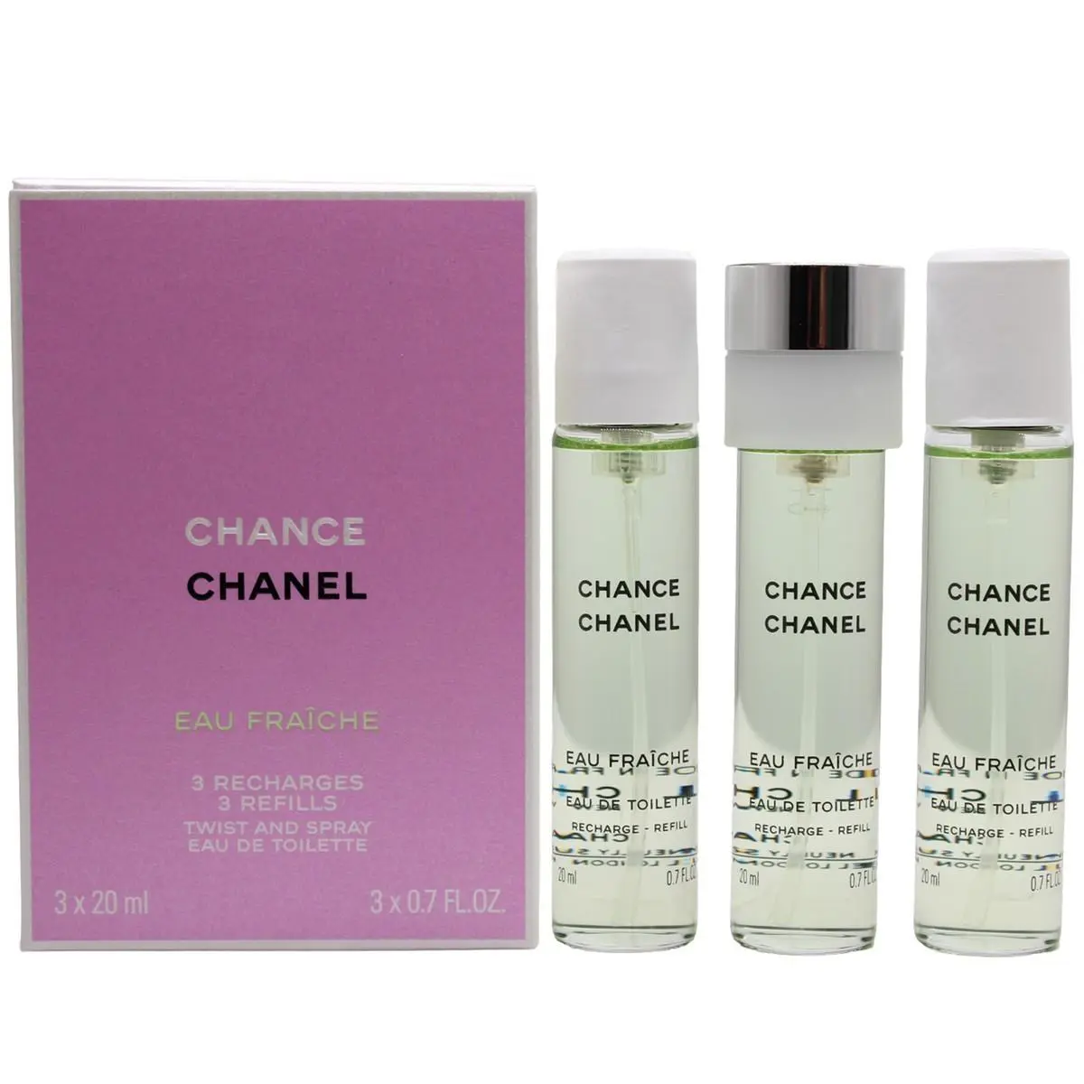 Chanel Chance Eau Fraiche Edt Twist and Spray Recharge3x20 ml