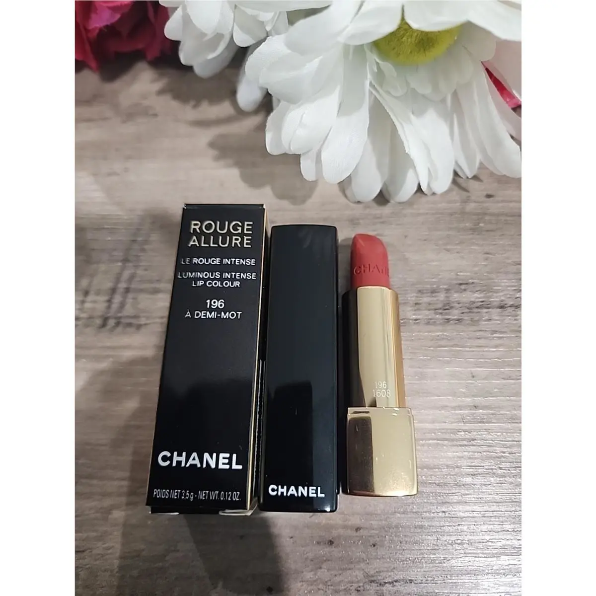 Chanel Rouge Allure Le Rouge Intense Luminous Intense Lip Colour 196 A Demi Mot