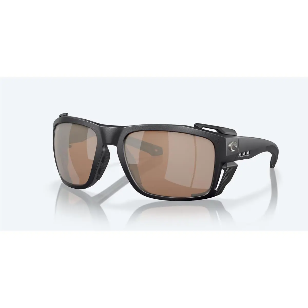 Costa Del Mar King Tide 8 Polarized Sunglasses Black Pearl Copper Silver 580G