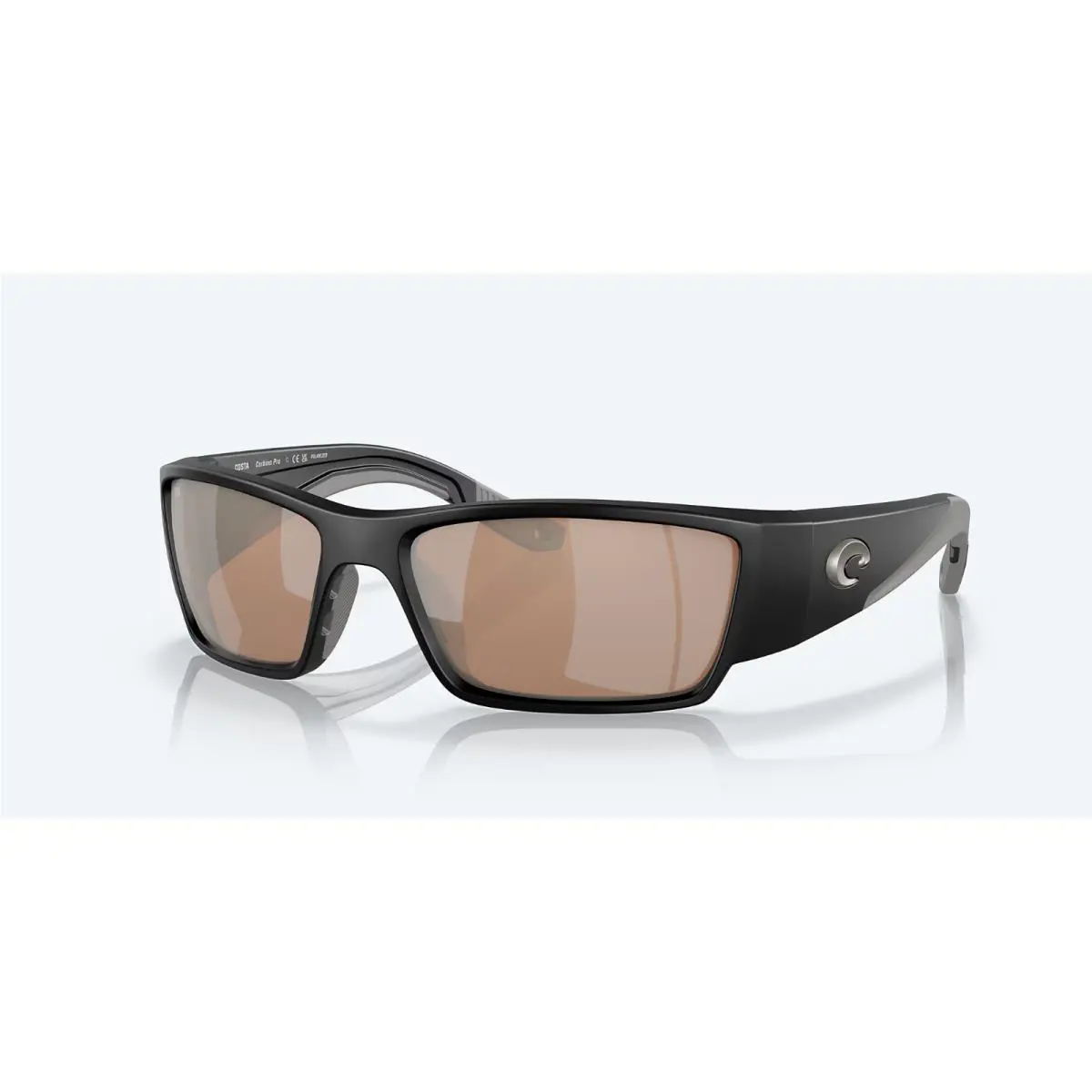 Costa Del Mar Corbina Pro Polarized Sunglasses Black Copper Silver Mirror 580G